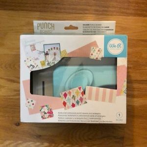 Square craft punch board